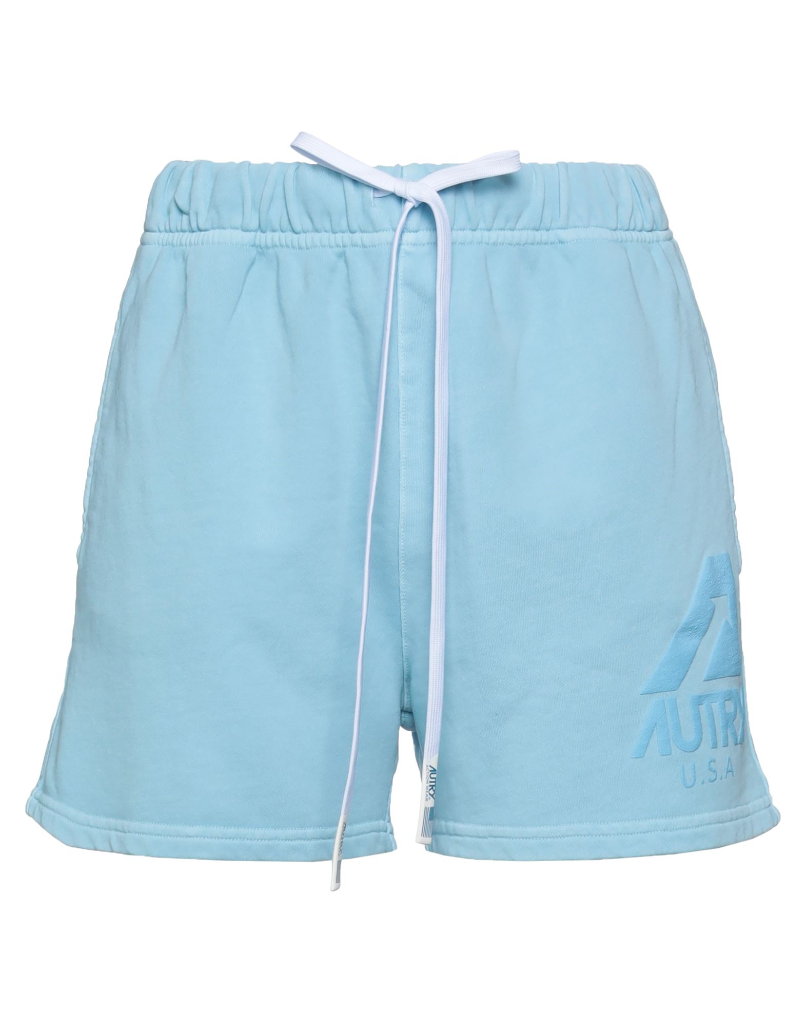 Autry Woman Shorts & Bermuda Shorts Sky Blue Size Xl Cotton