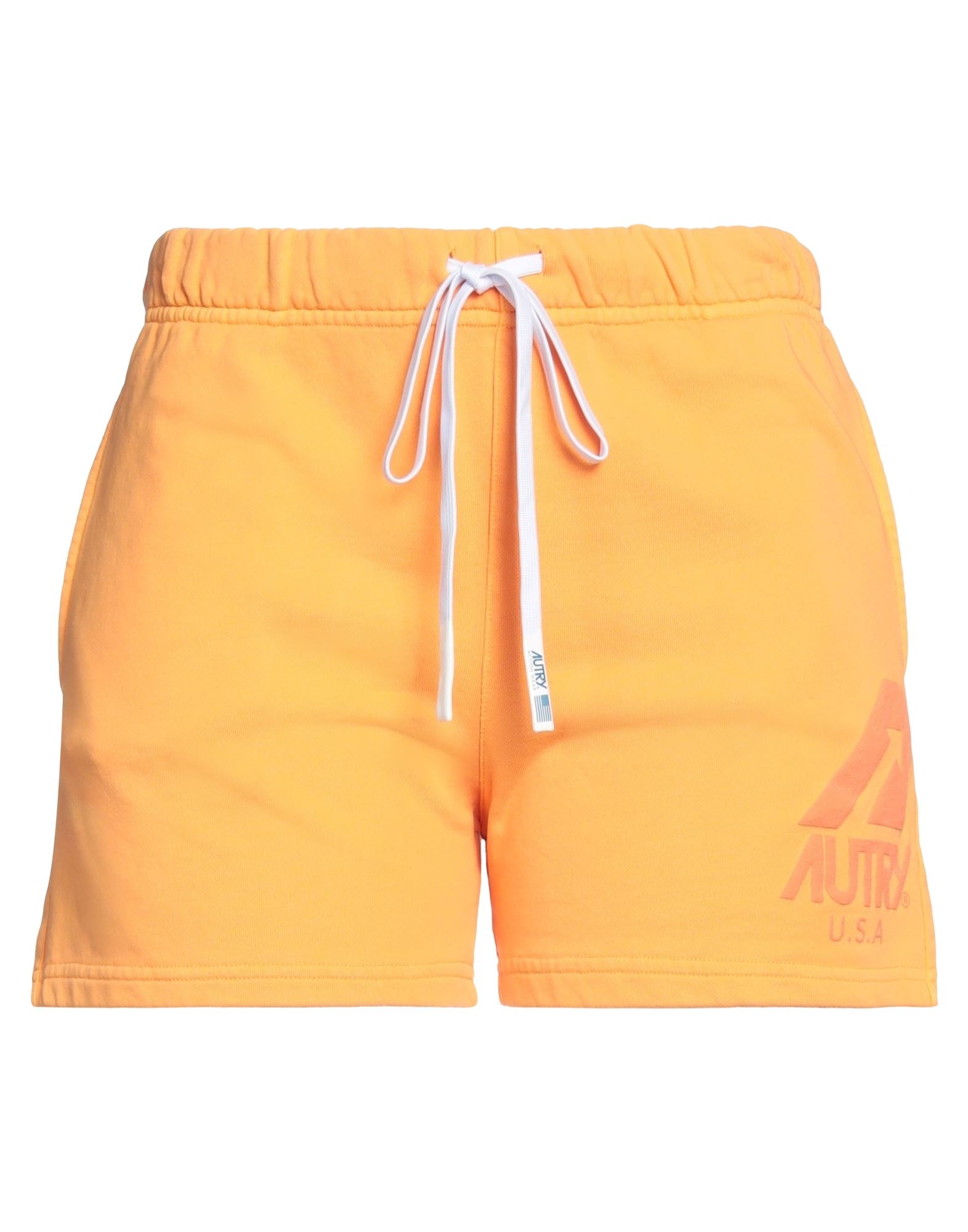 Autry Woman Shorts & Bermuda Shorts Orange Size M Cotton