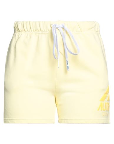 Autry Woman Shorts & Bermuda Shorts Light Yellow Size S Cotton