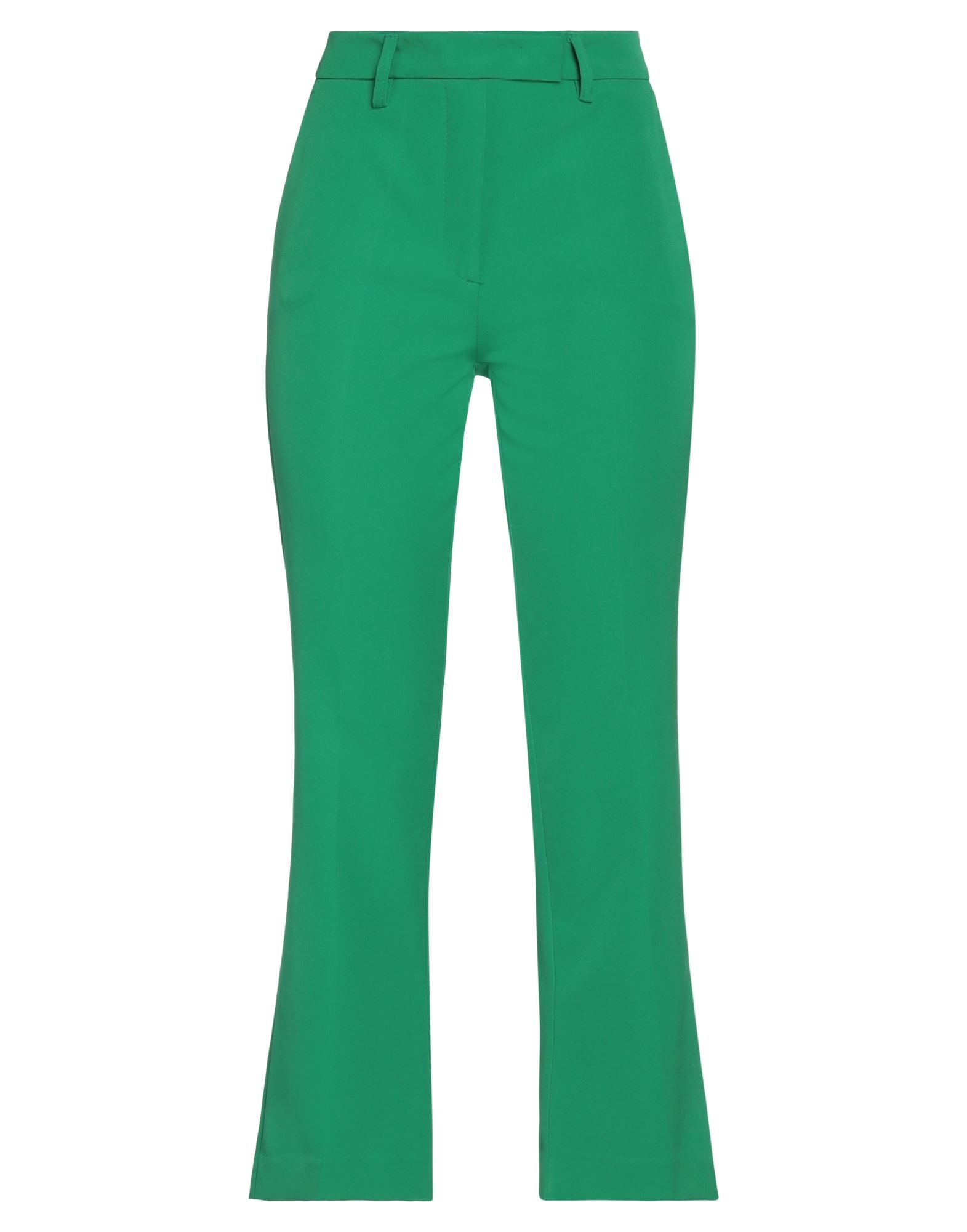 RUE DU BAC RUE DU BAC WOMAN PANTS GREEN SIZE 8 POLYESTER, ELASTANE