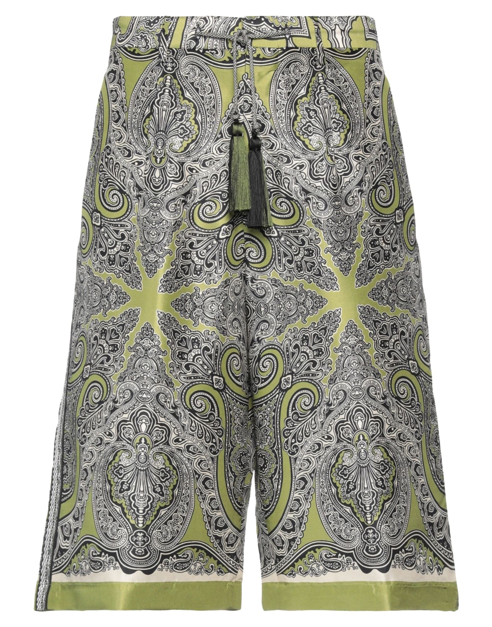 Etro Cropped Pants In Green