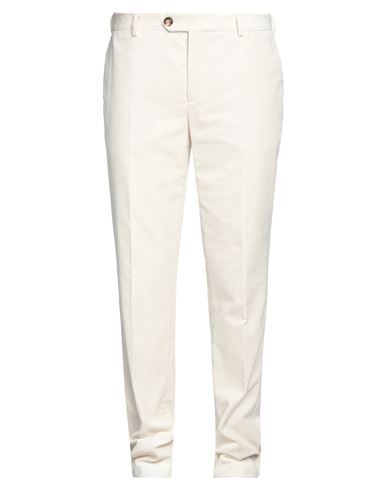 Brunello Cucinelli Man Pants Ivory Size 40 Cotton In White