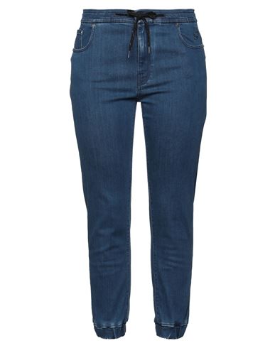 Karl Lagerfeld Woman Jeans Blue Size Xs Viscose, Cotton, Lyocell, Polyester, Elastane