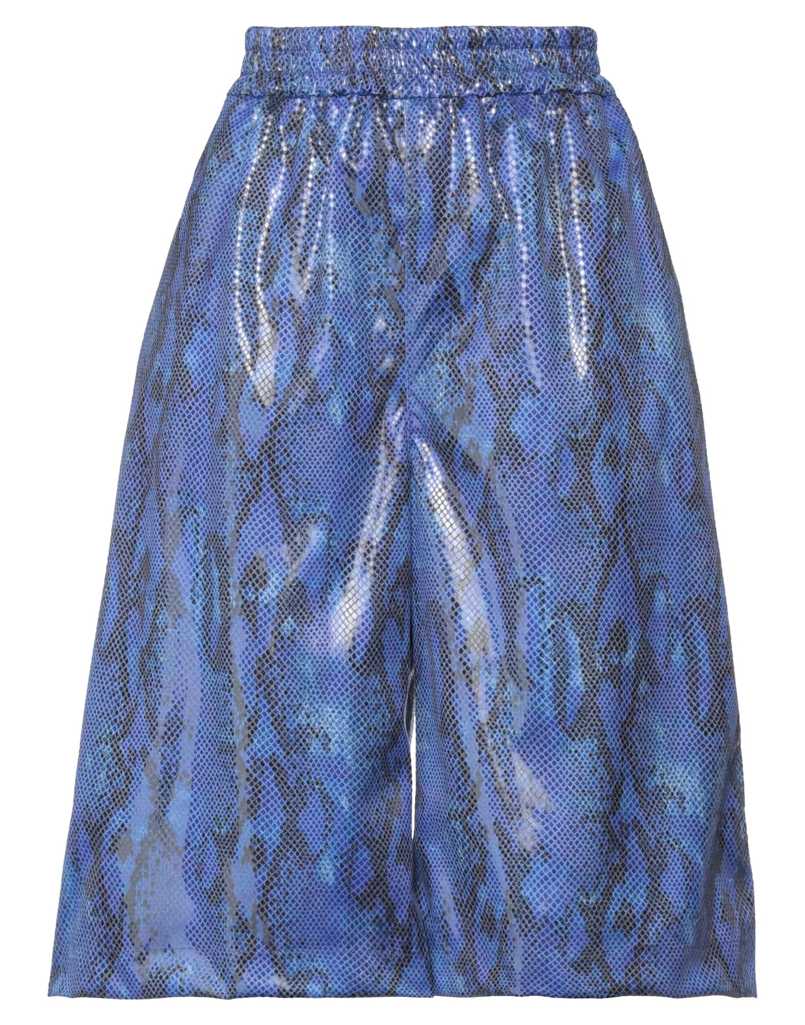 Msgm Cropped Pants In Purple