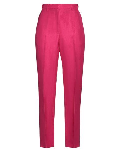 Msgm Woman Pants Fuchsia Size 4 Viscose In Pink