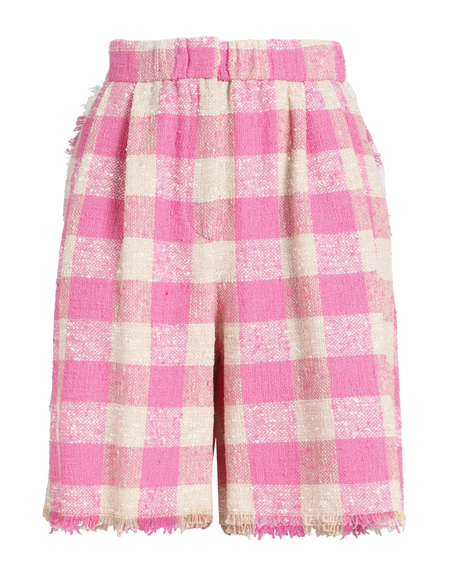 Msgm Woman Shorts & Bermuda Shorts Pink Size 4 Cotton, Polyamide, Elastane