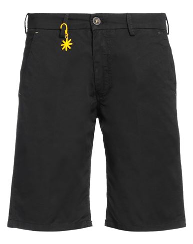 Manuel Ritz Man Shorts & Bermuda Shorts Black Size 30 Cotton, Elastane