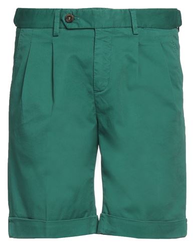 Manuel Ritz Man Shorts & Bermuda Shorts Green Size 28 Cotton, Elastane
