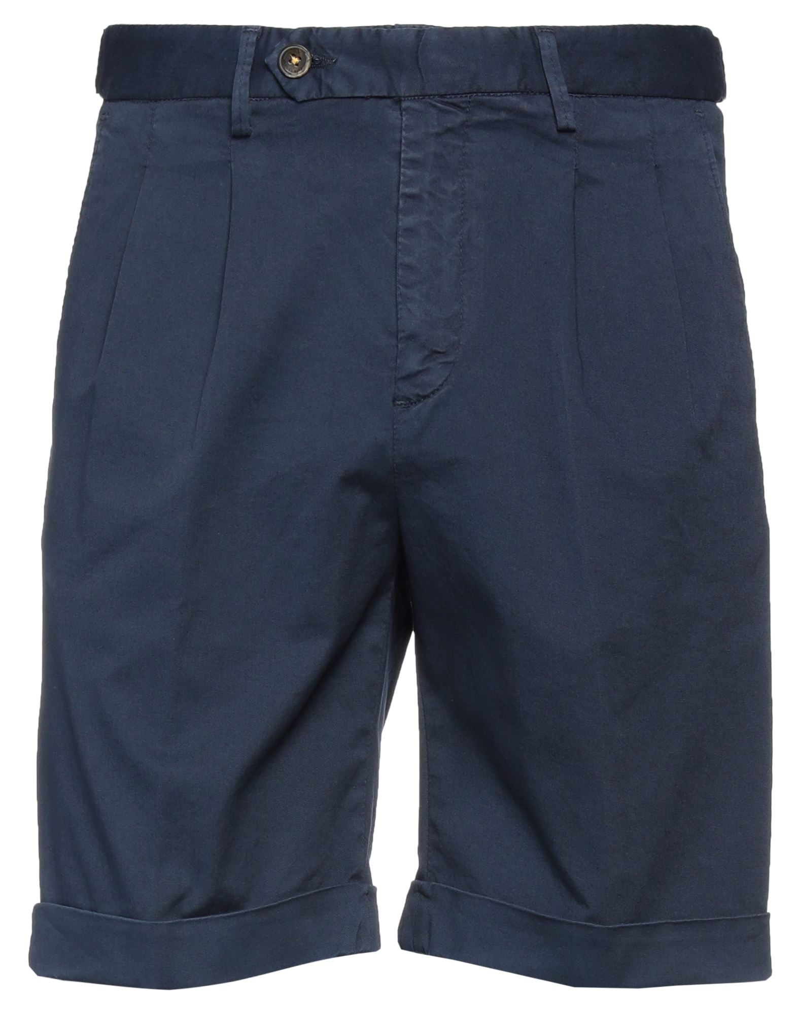 Manuel Ritz Man Shorts & Bermuda Shorts Midnight Blue Size 30 Cotton, Elastane