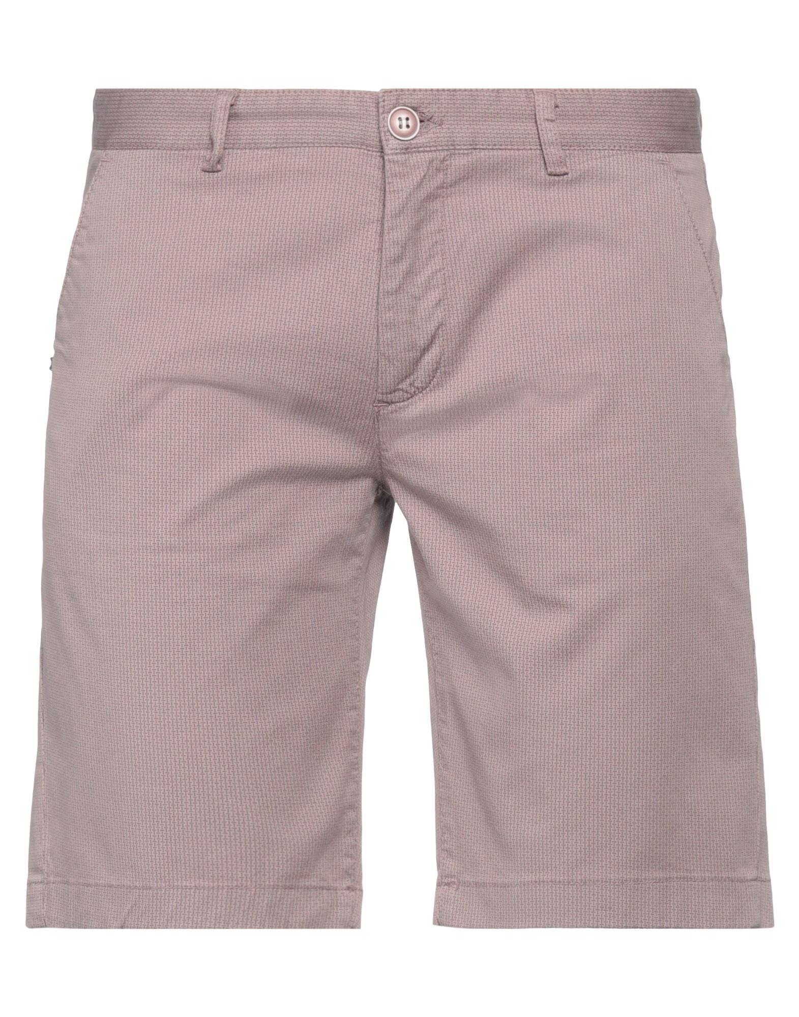 Recycled Art World Man Shorts & Bermuda Shorts Light Brown Size 30 Cotton, Elastane In Beige