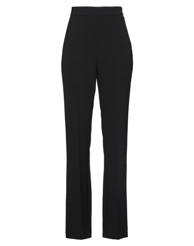 Kaos Woman Pants Black Size 8 Polyester, Elastane