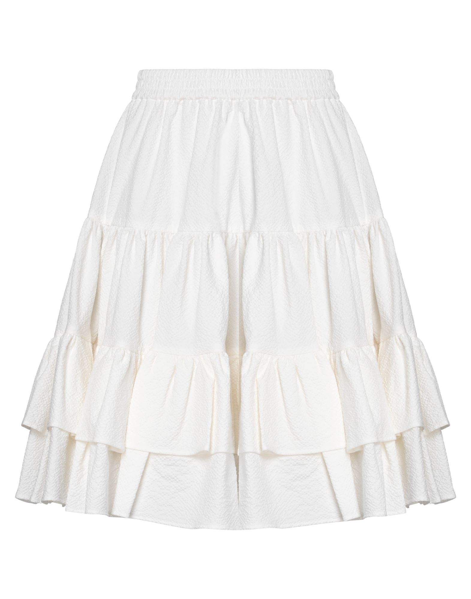 Msgm Midi Skirts In White