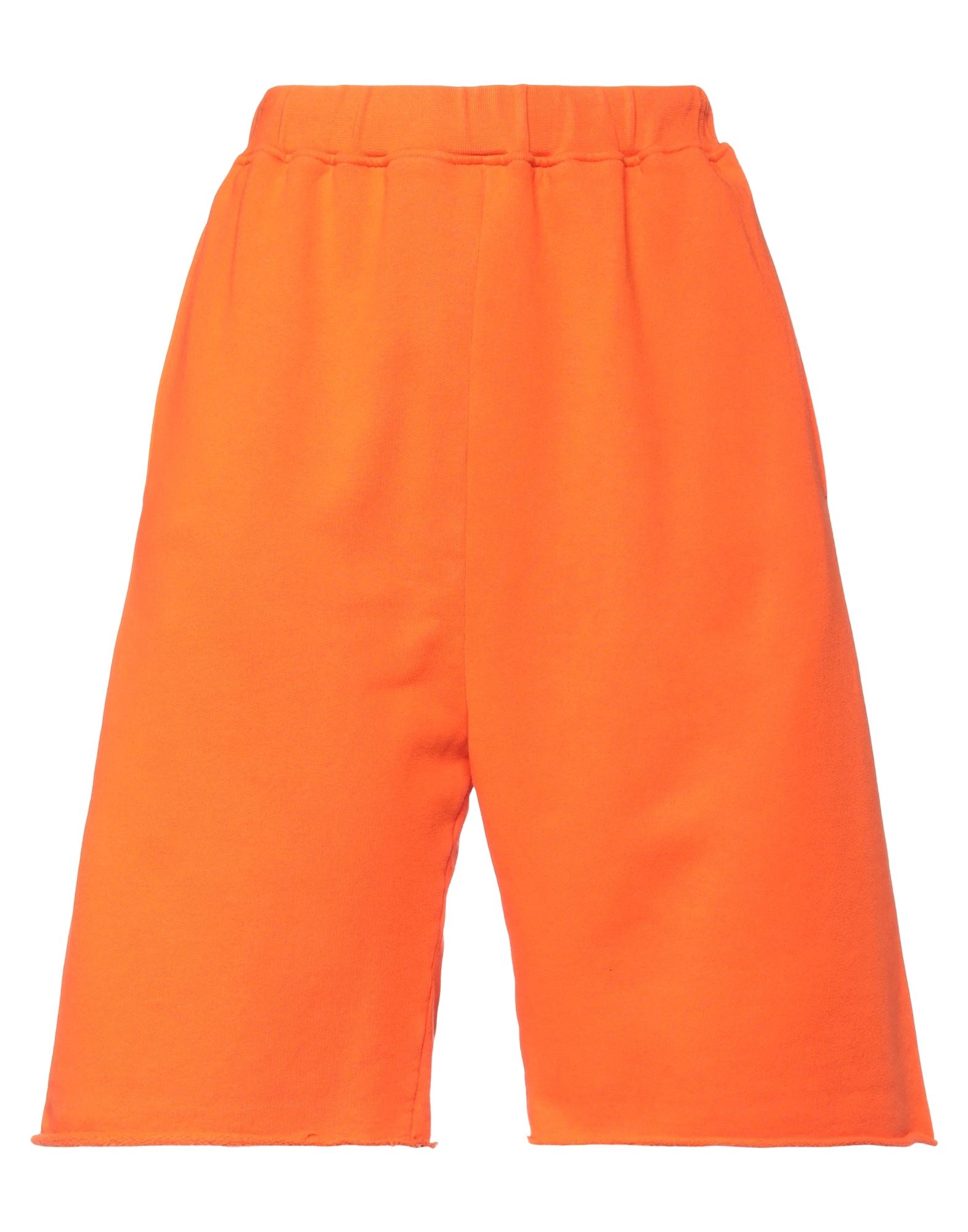 Shop Aries Woman Shorts & Bermuda Shorts Orange Size L Cotton