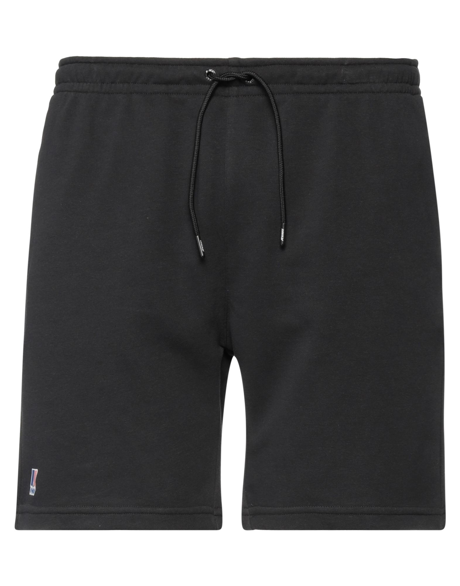 K-way Le Vrai Dorian Cotton Blend Shorts In Black