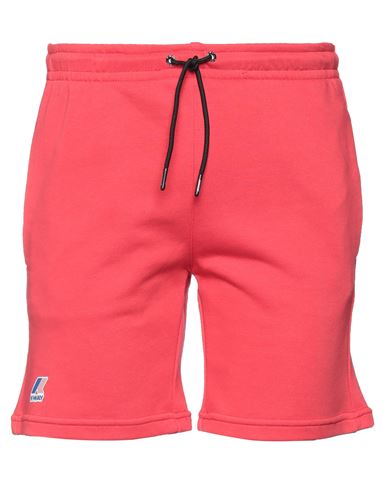K-way Man Shorts & Bermuda Shorts Red Size S Cotton, Polyester