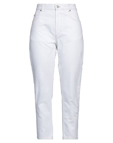 Isabel Marant Étoile Marant Étoile Woman Jeans White Size 6 Cotton, Recycled Cotton