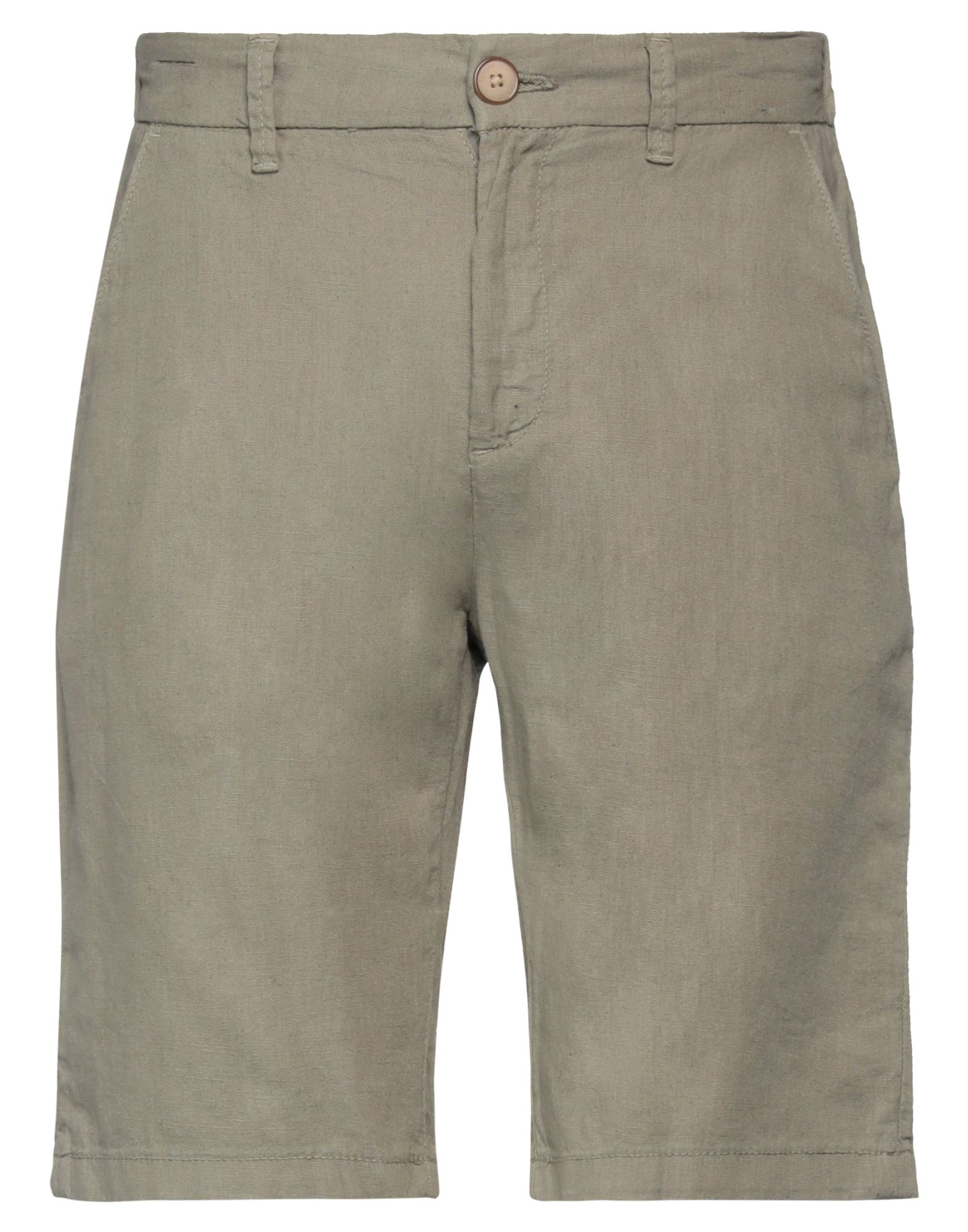 Sseinse Man Shorts & Bermuda Shorts Sage Green Size 28 Cotton, Linen