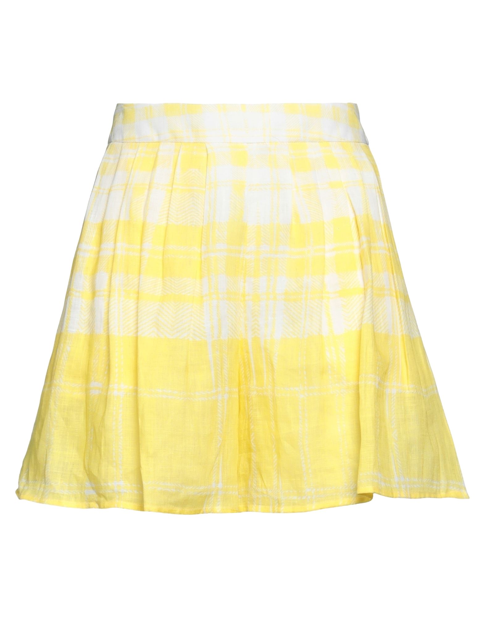 Ballantyne Woman Shorts & Bermuda Shorts Yellow Size 8 Linen