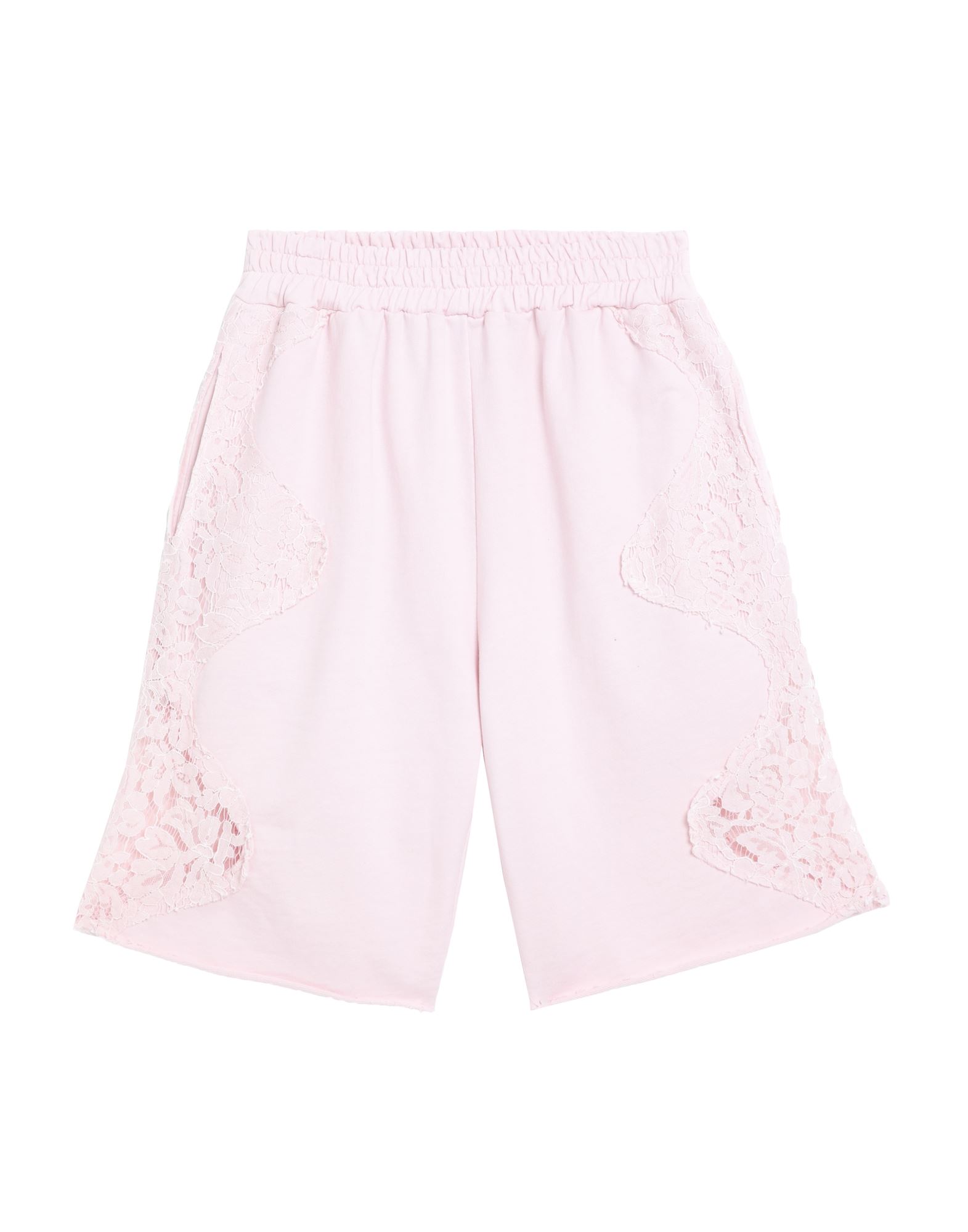 Pink Memories Woman Shorts & Bermuda Shorts Light Pink Size 4 Cotton, Nylon