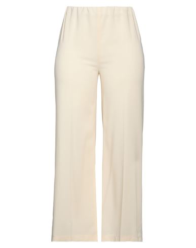 Jucca Woman Pants Ivory Size 8 Viscose, Elastane In White