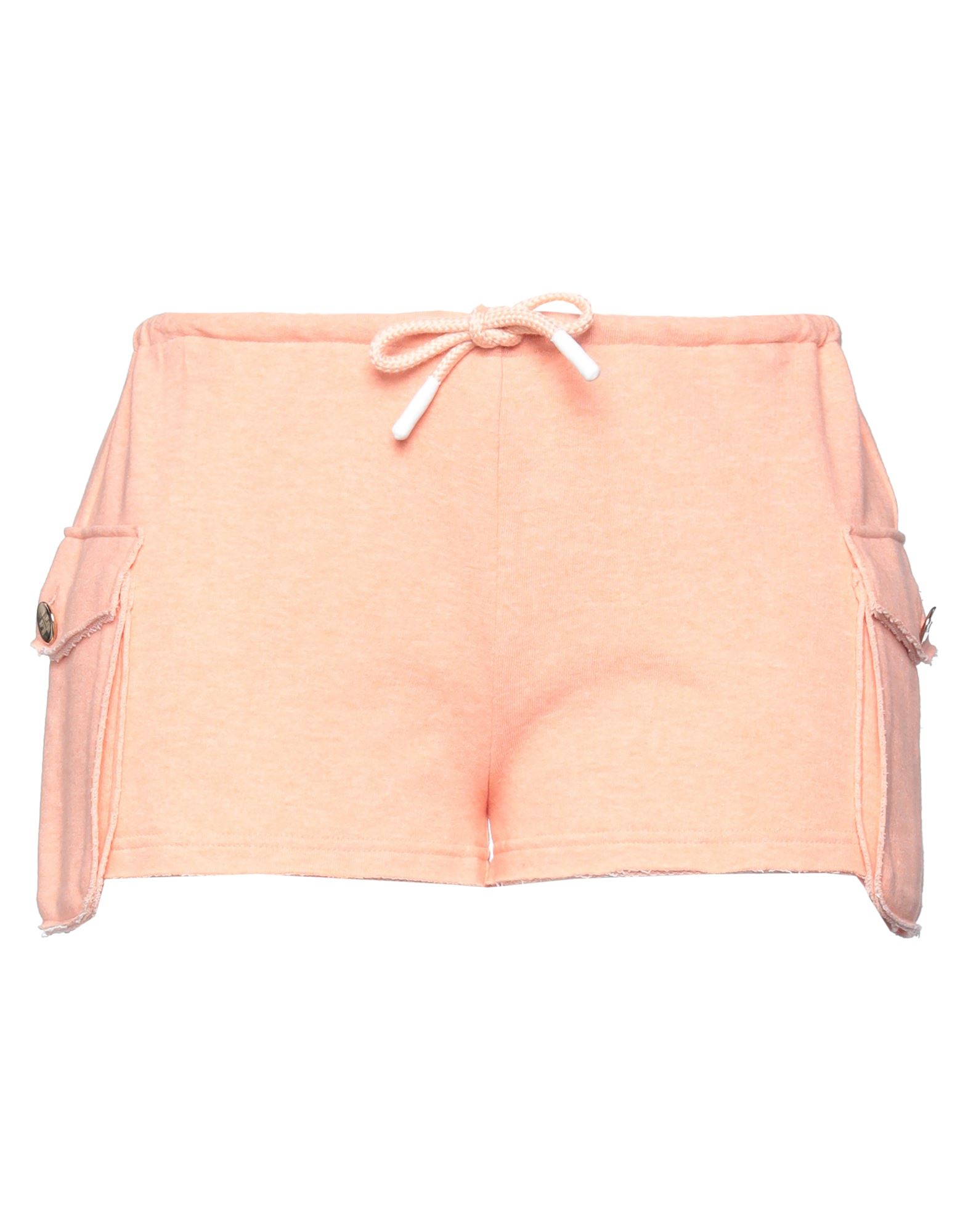 Elisabetta Franchi Woman Shorts & Bermuda Shorts Salmon Pink Size 6 Cotton