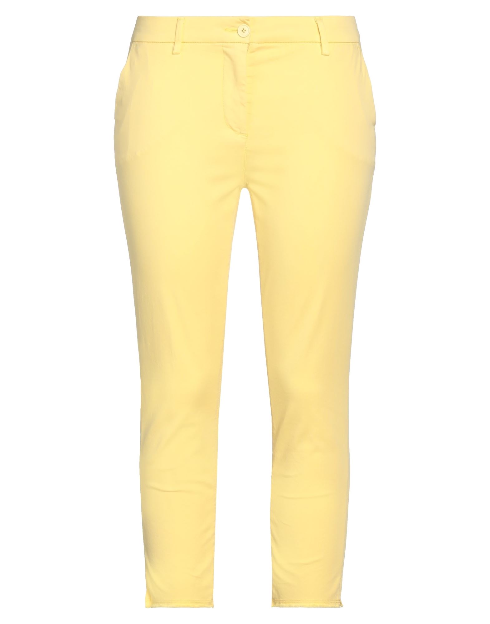 Ago E Filo Cropped Pants In Yellow