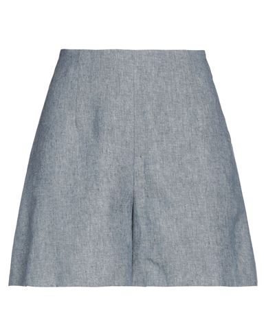 Maison Laviniaturra Woman Shorts & Bermuda Shorts Pastel Blue Size 6 Cotton, Viscose