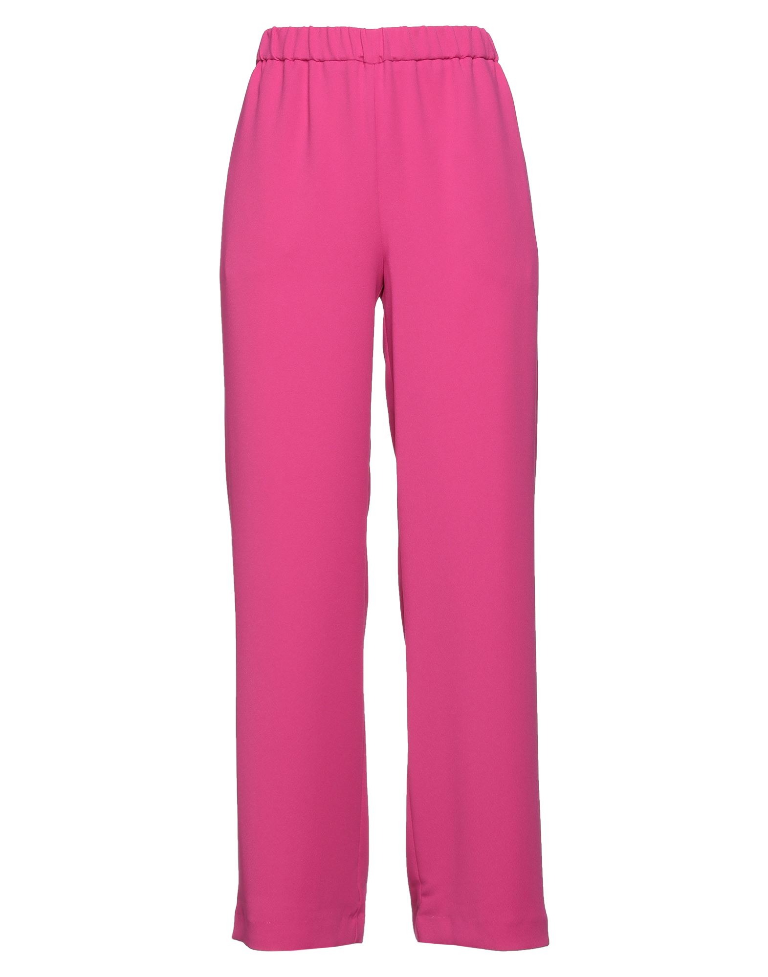 Shop Rue Du Bac Woman Pants Fuchsia Size 6 Polyester In Pink