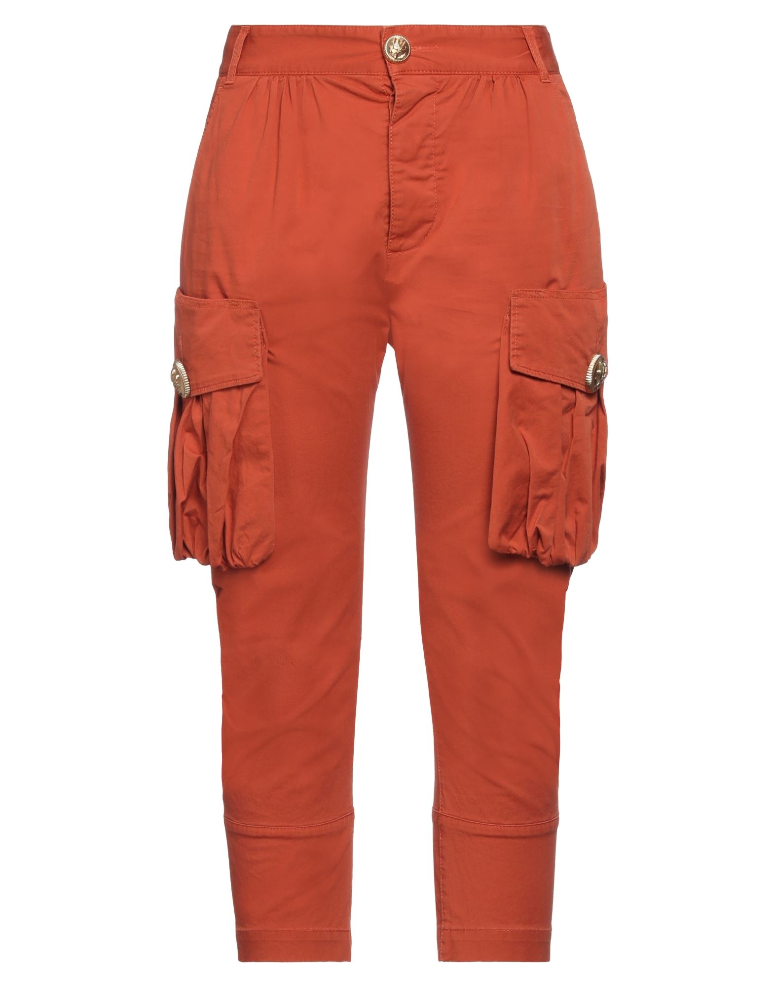 Dsquared2 Cropped Pants In Orange