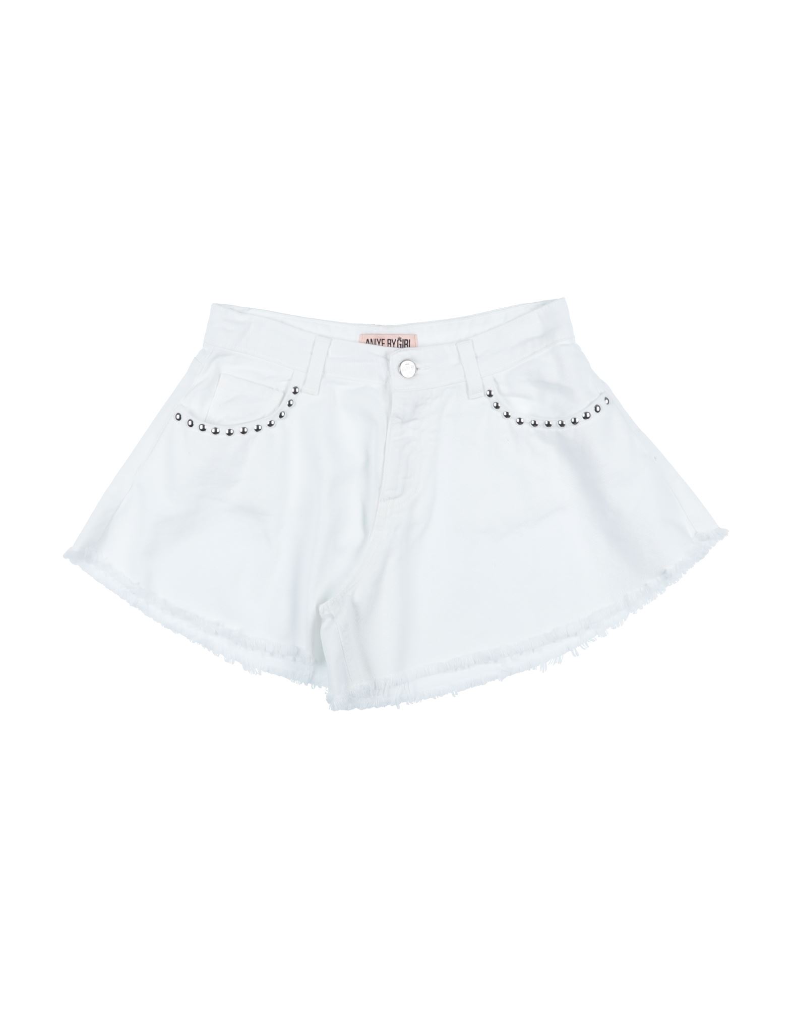 Aniye By Kids'  Denim Shorts In White