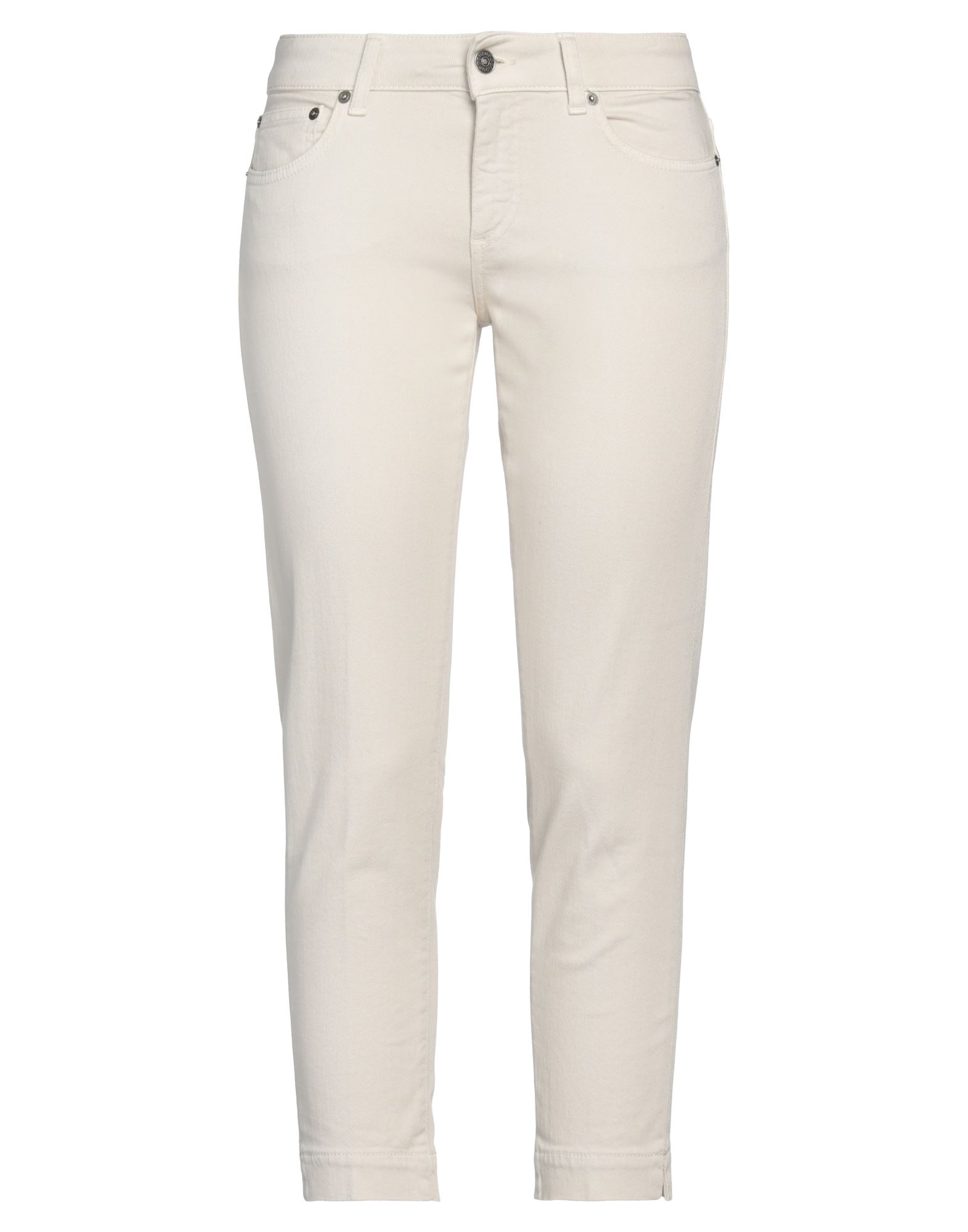 Dondup Cropped Pants In Beige