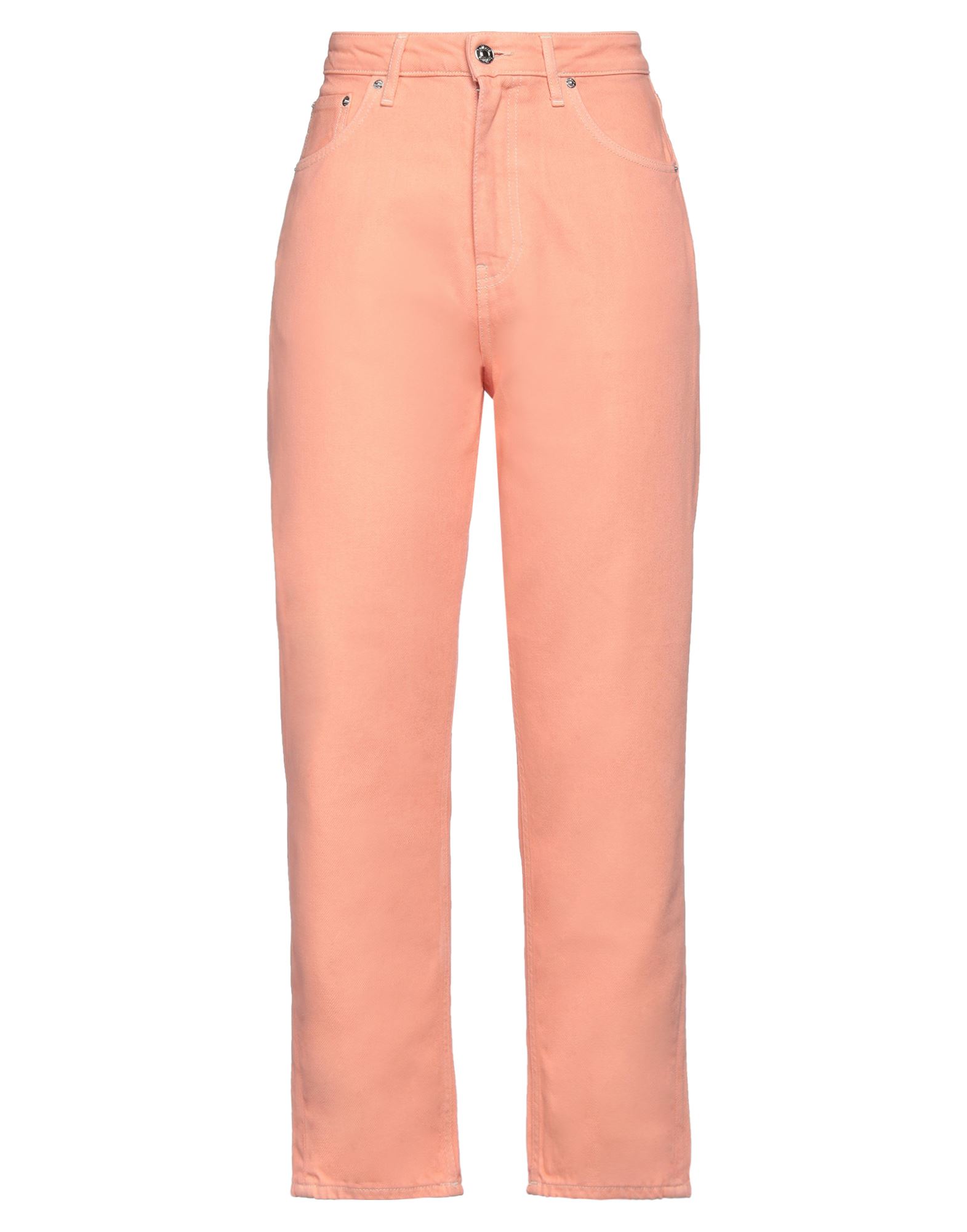 Haikure Woman Jeans Salmon Pink Size 27 Organic Cotton, Lyocell In Pink