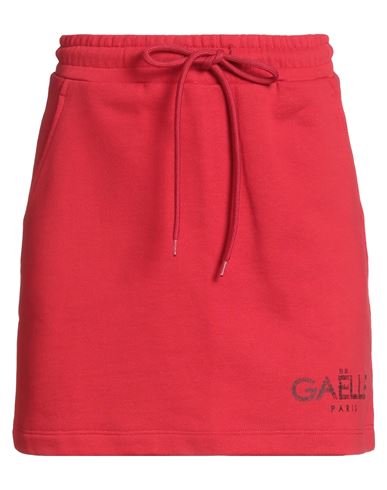 Gaelle Paris Gaëlle Paris Woman Mini Skirt Red Size 0 Cotton