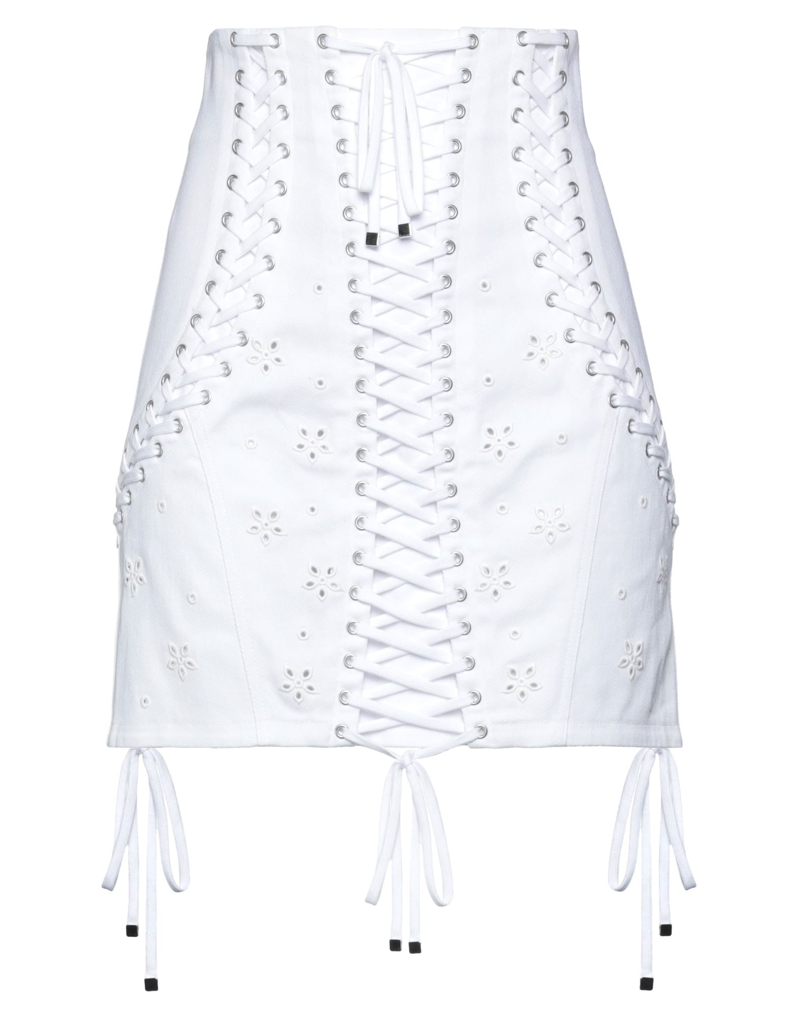 Dolce & Gabbana Denim Skirts In White