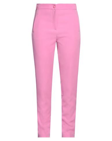 Kontatto Woman Pants Pink Size Xs Polyester, Elastane