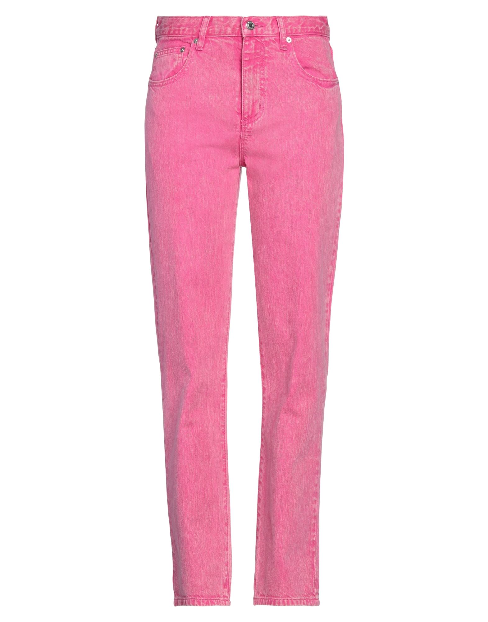 Michael Michael Kors Mid-rise Straight Jeans In Fuchsia