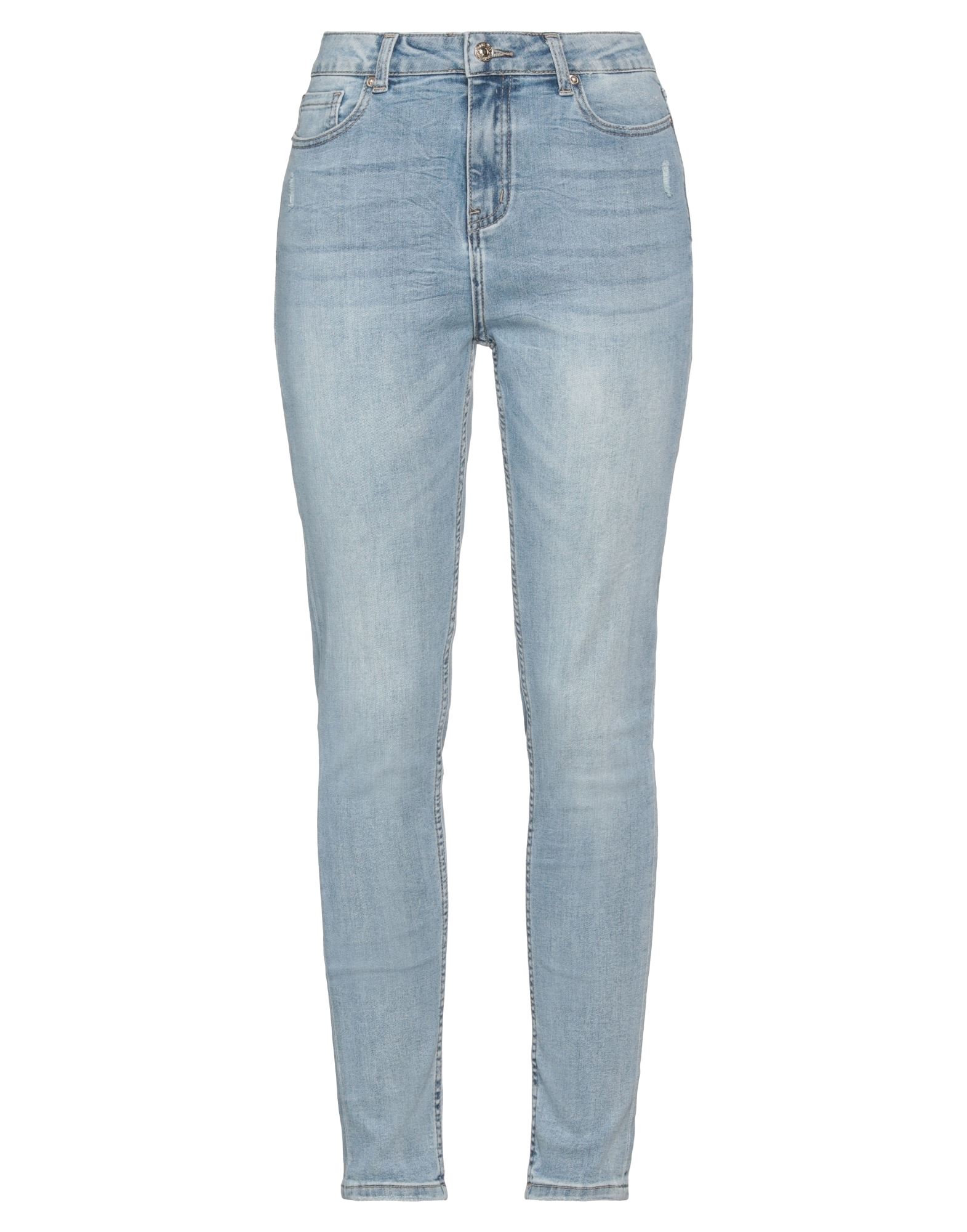 Take-two Woman Jeans Blue Size 25 Cotton, Polyester, Viscose, Elastane