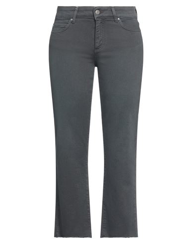 Cigala's Woman Denim Pants Grey Size 30 Cotton, Elastane