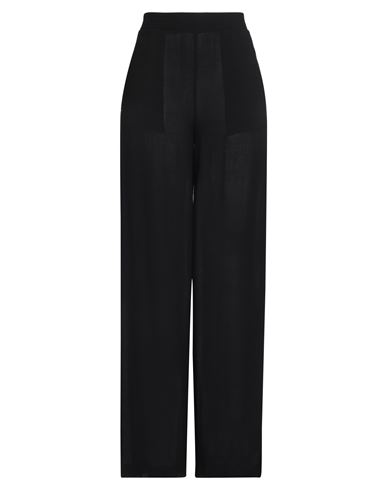 Federica Tosi Woman Pants Black Size 6 Wool In Black