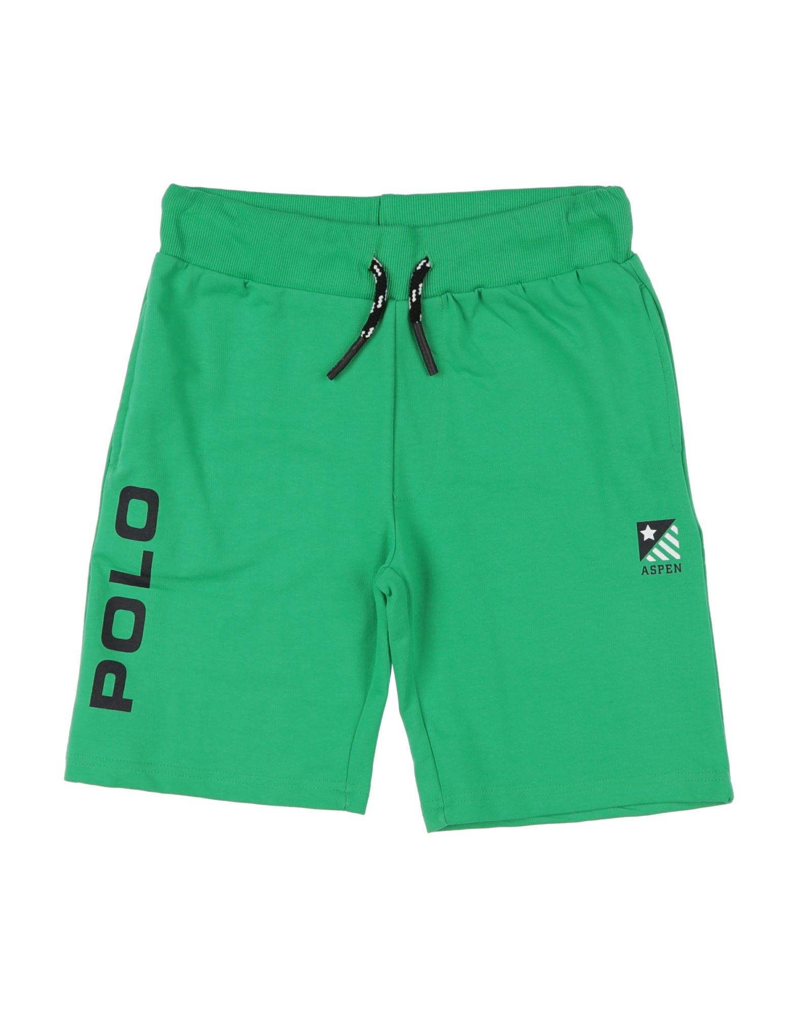 Aspen Polo Club Kids'  Toddler Boy Shorts & Bermuda Shorts Green Size 4 Cotton, Elastane