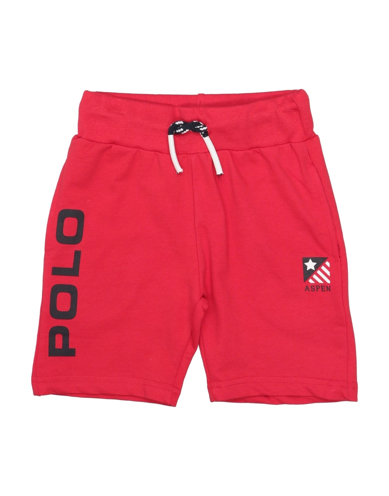 Aspen Polo Club Kids'  Toddler Boy Shorts & Bermuda Shorts Red Size 4 Cotton, Elastane