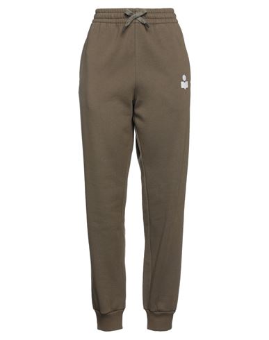 Isabel Marant Étoile Marant Étoile Woman Pants Green Size 8 Cotton, Recycled Polyester