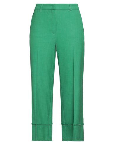 Seductive Woman Pants Green Size 12 Viscose, Polyester, Elastane
