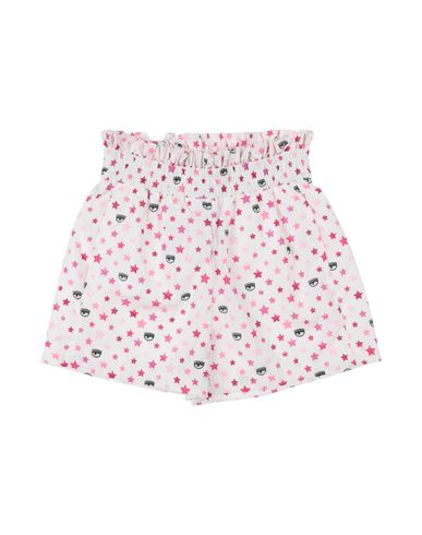 Chiara Ferragni Babies'  Toddler Girl Shorts & Bermuda Shorts White Size 4 Polyester