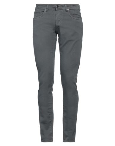 Liu •jo Man Man Denim Pants Lead Size 32 Cotton, Elastane In Grey