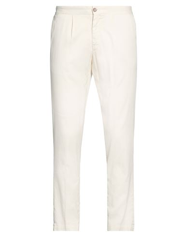 Devore Incipit Man Pants Off White Size 32 Linen, Cotton, Elastane