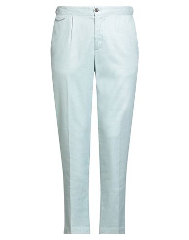 Devore Incipit Man Pants Sky Blue Size 30 Linen, Cotton, Elastane