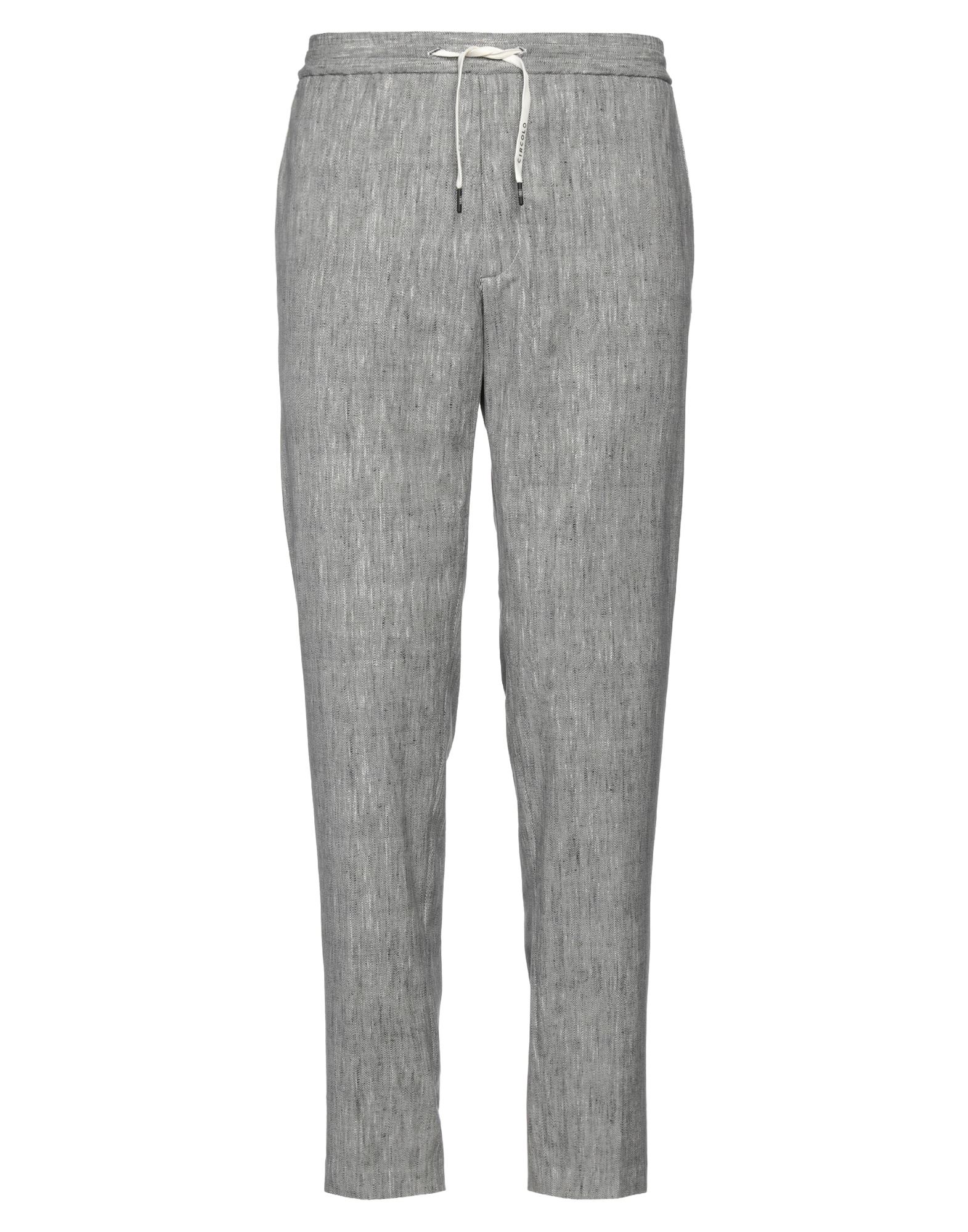 Shop Circolo 1901 Man Pants Black Size 36 Cotton, Elastane