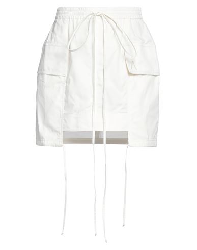 Andreädamo Andreādamo Woman Mini Skirt White Size L Cotton