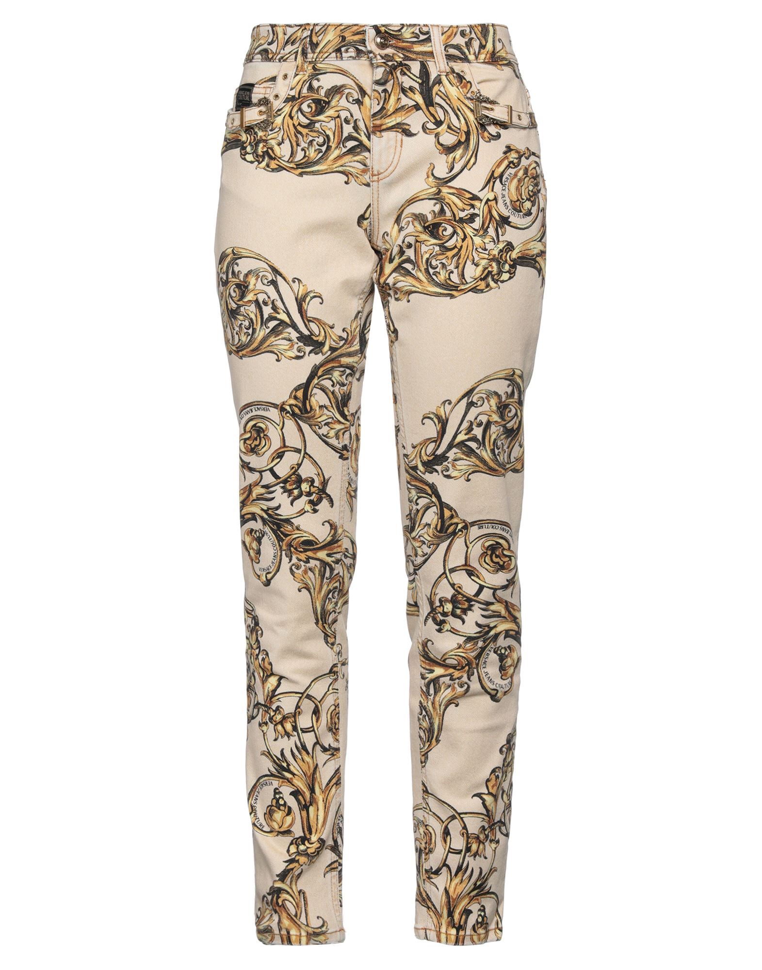 Versace Jeans Couture Pants In Beige